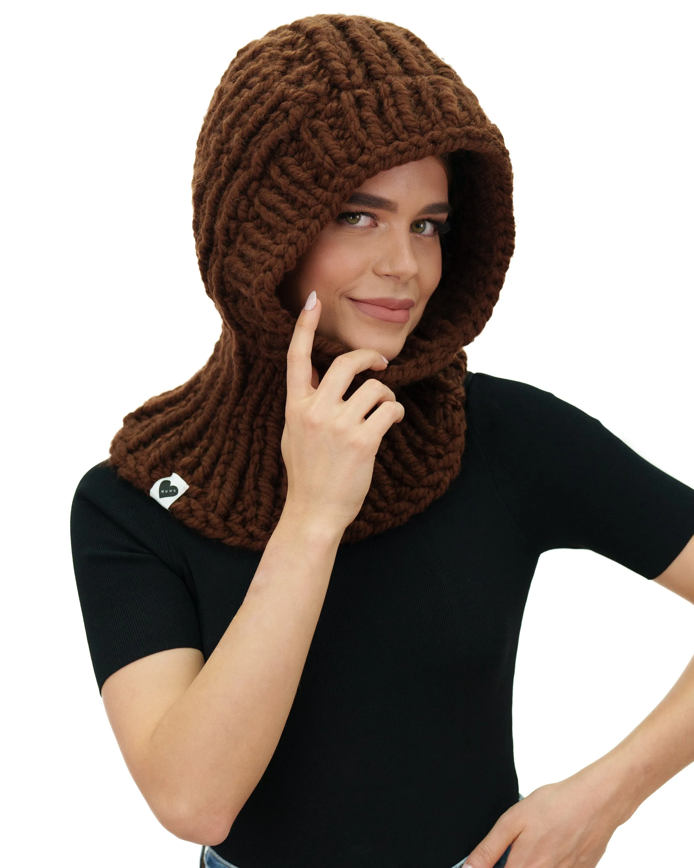 Ribbed Balaclava Hood