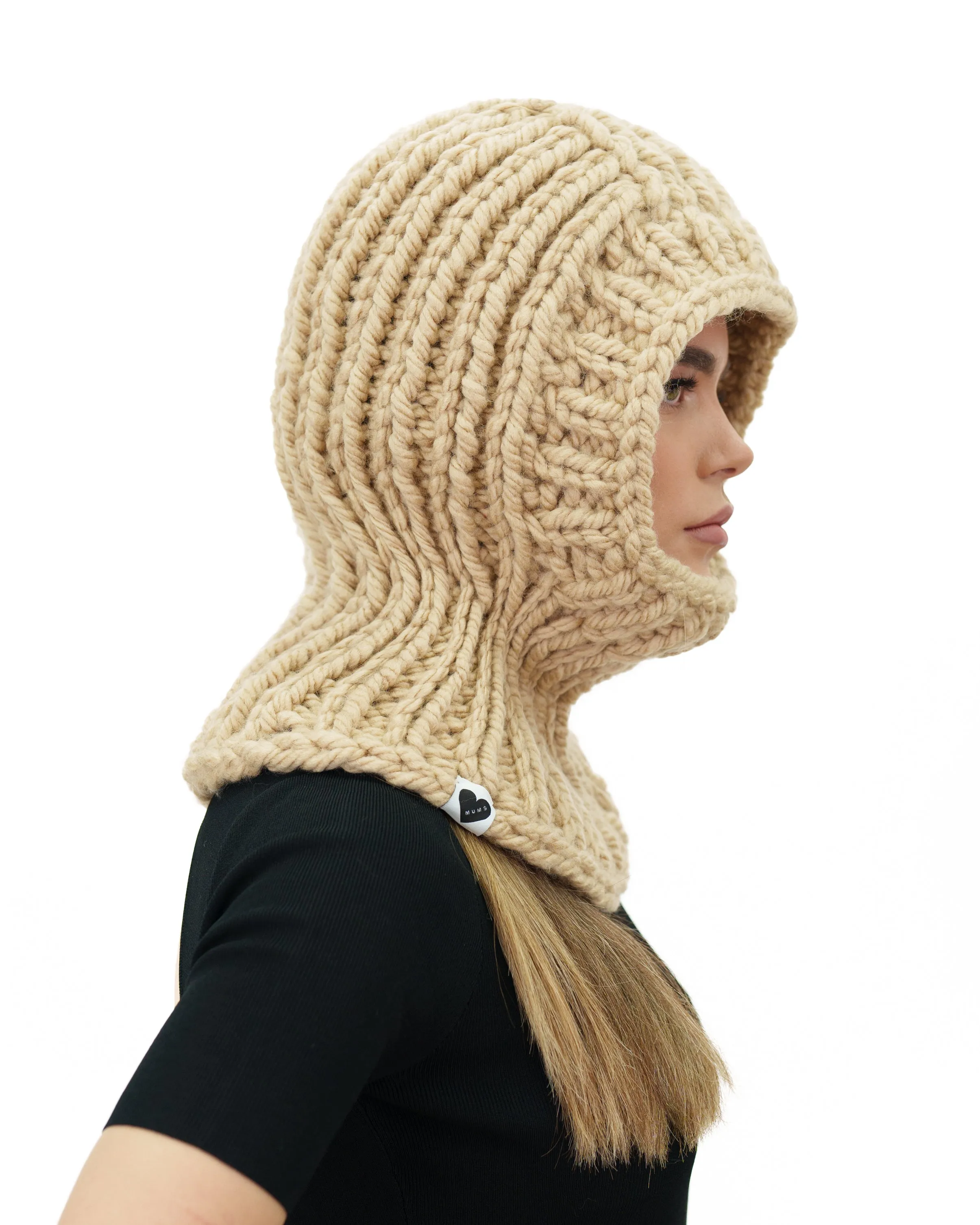 Ribbed Balaclava Hood