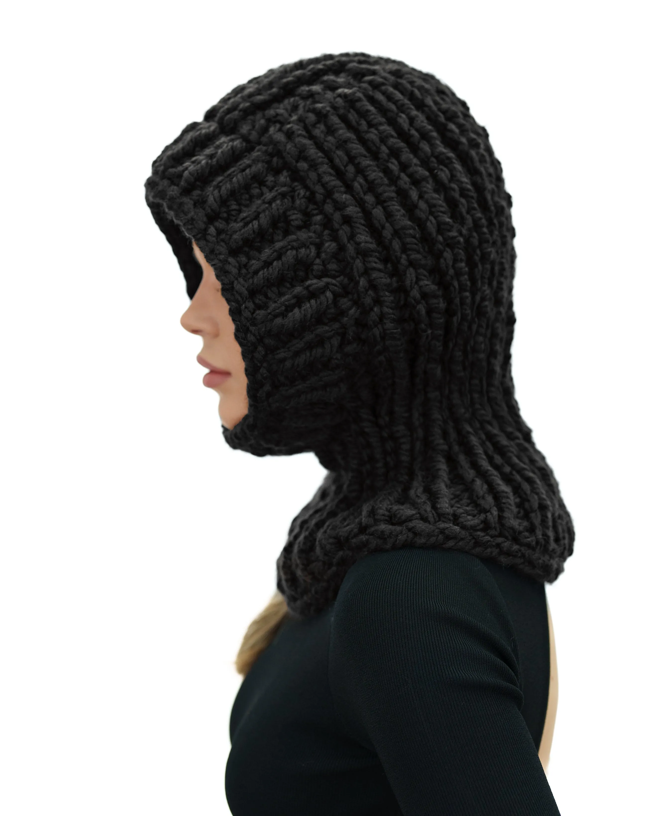 Ribbed Balaclava Hood