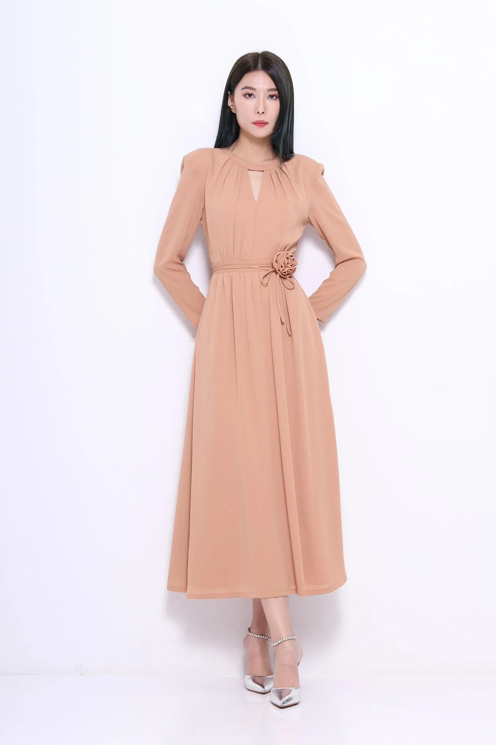 Rosie Chiffon Flare Dress