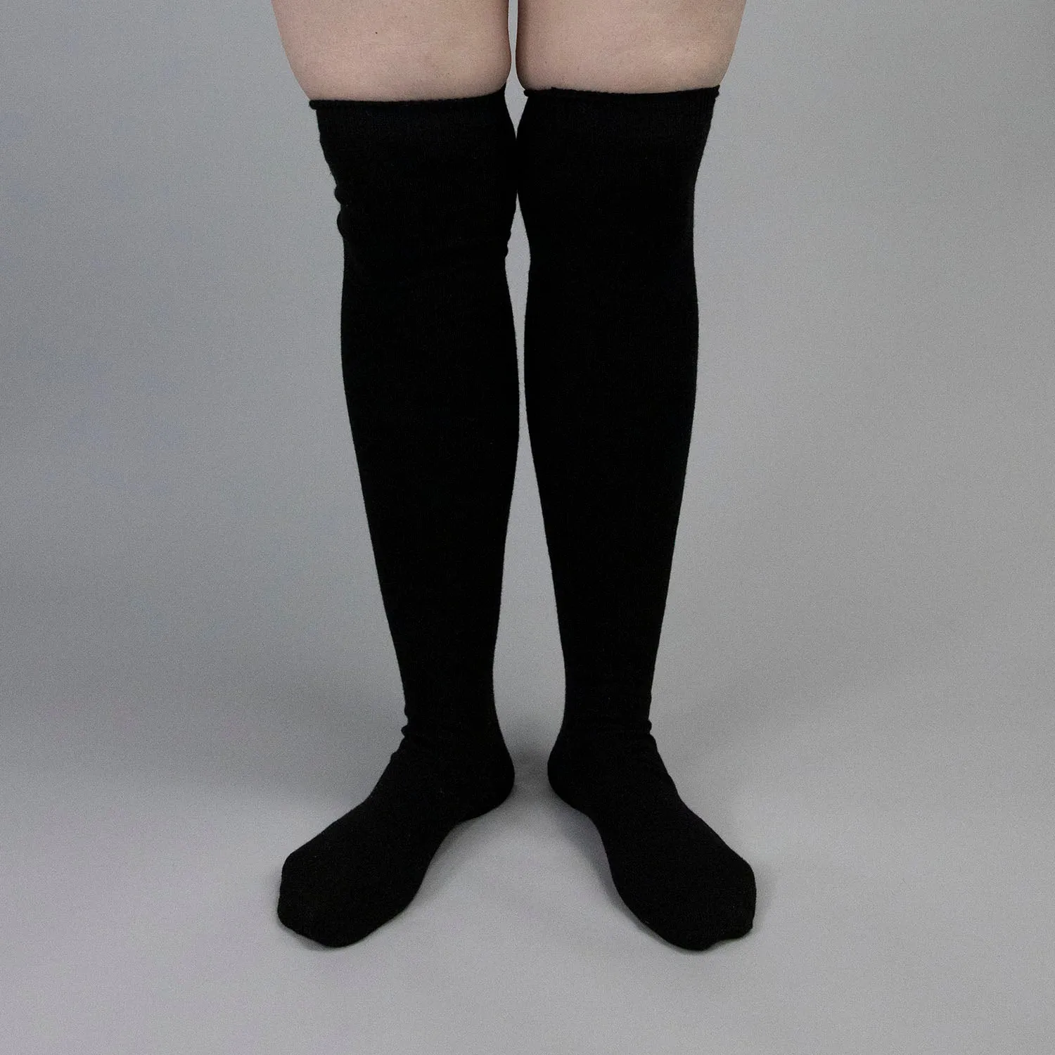 Seamed Lightweight Cotton Stockings