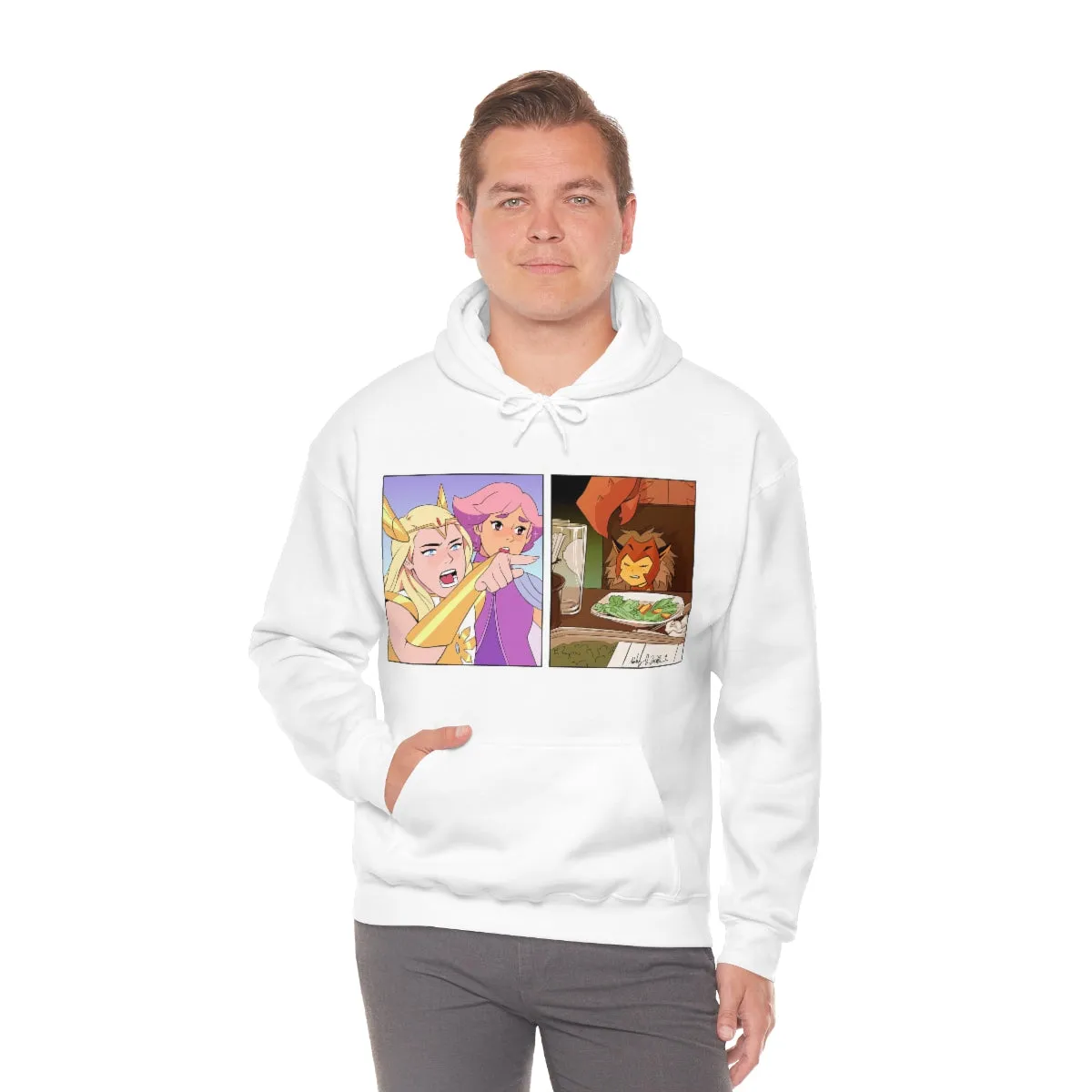 She-Ra Yelling at Catra Meme Unisex Heavy Blend™ Hooded Sweatshirt