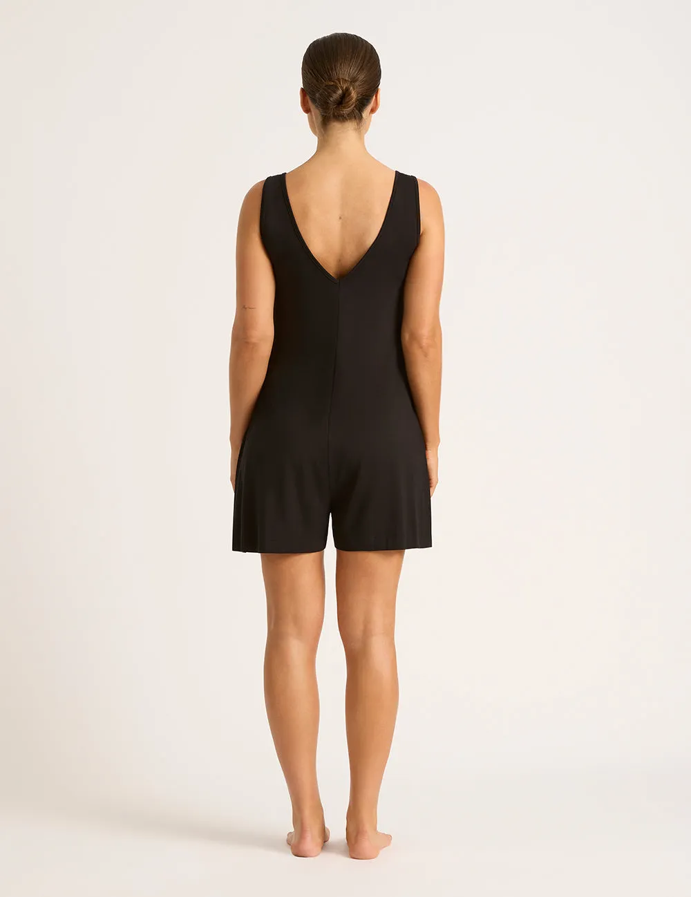 Short Romper - Black