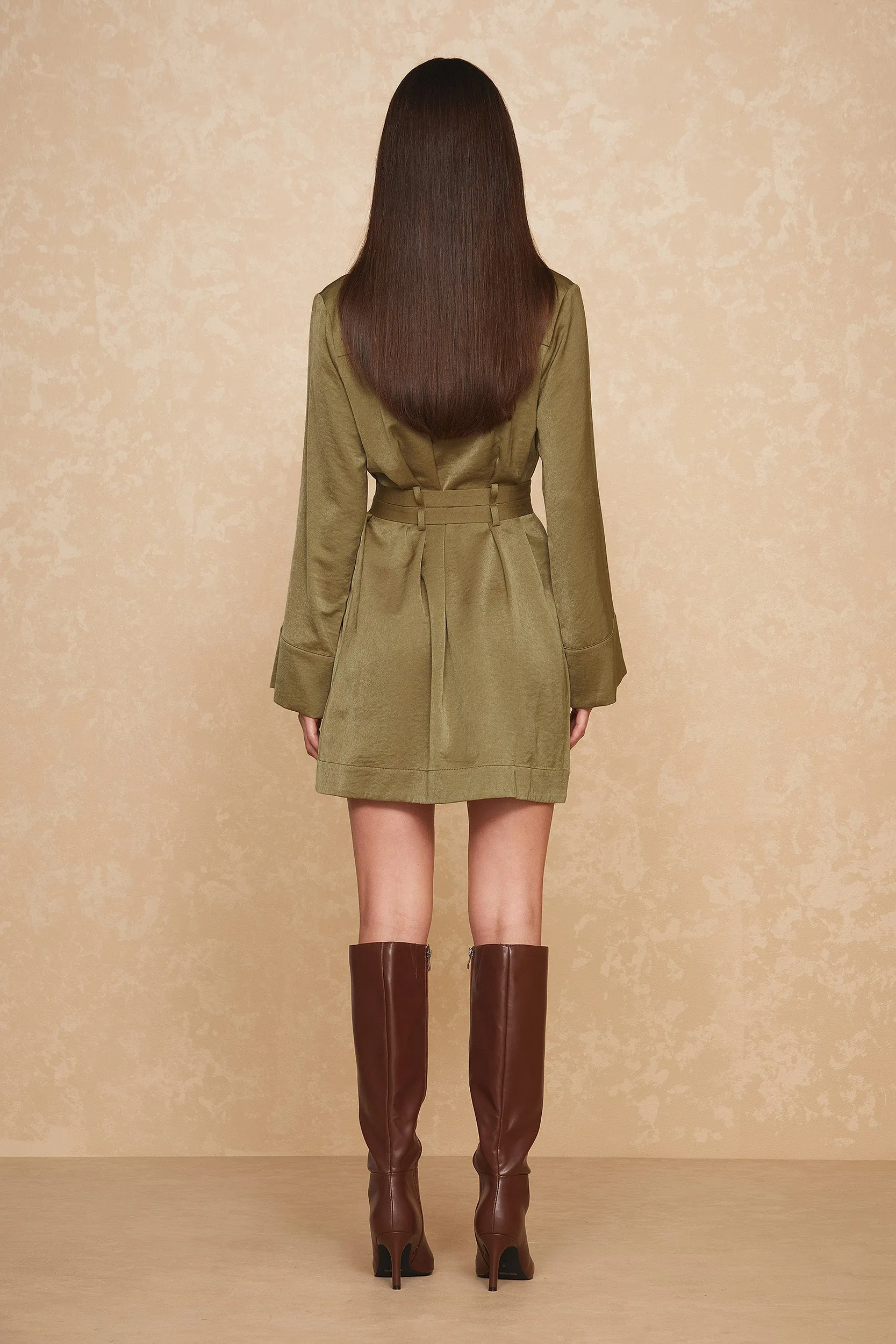 Simone Dress - Olive