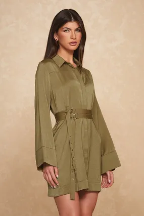 Simone Dress - Olive