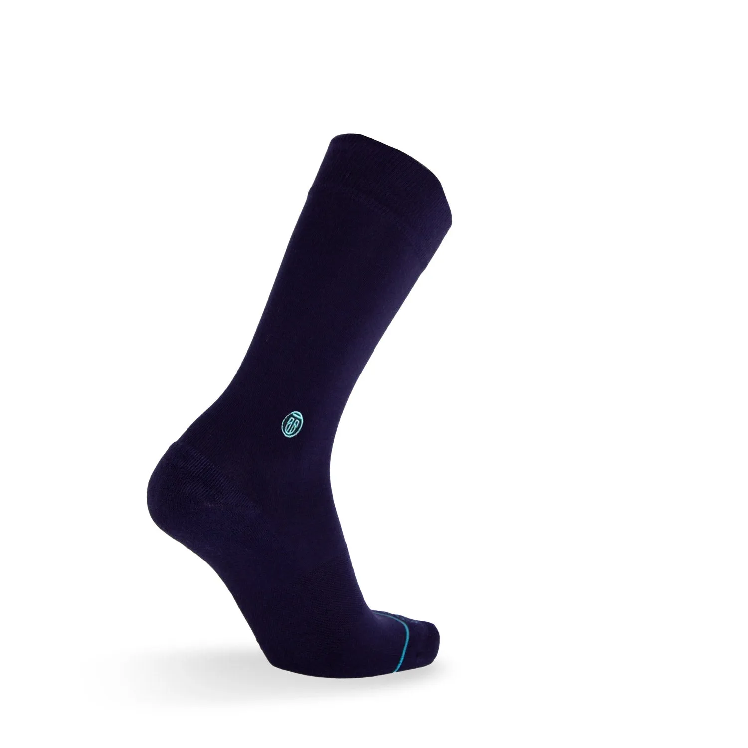 Solid Navy - Extra Cushioned - Dress Socks