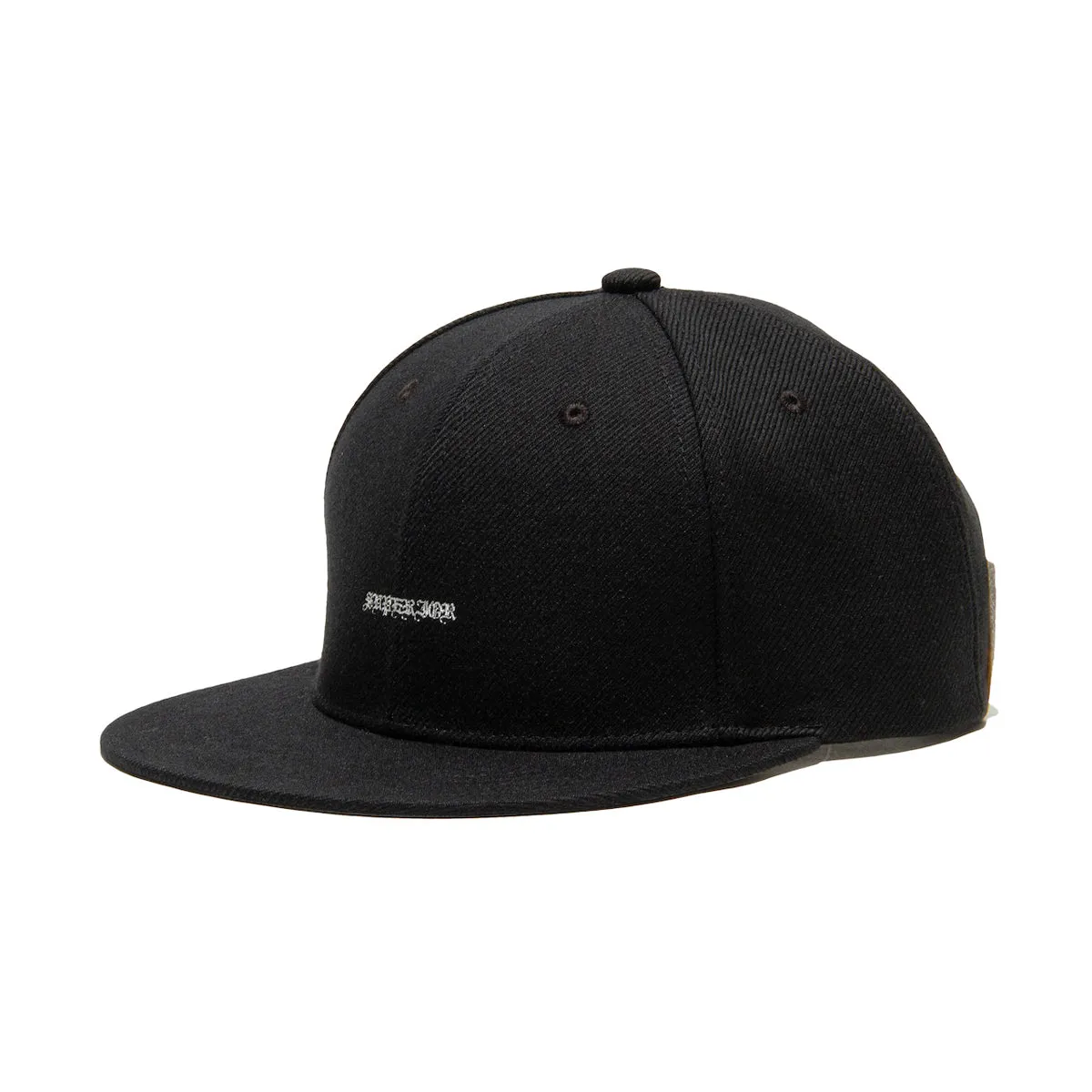 STIFF 6 PANEL CAP - Black