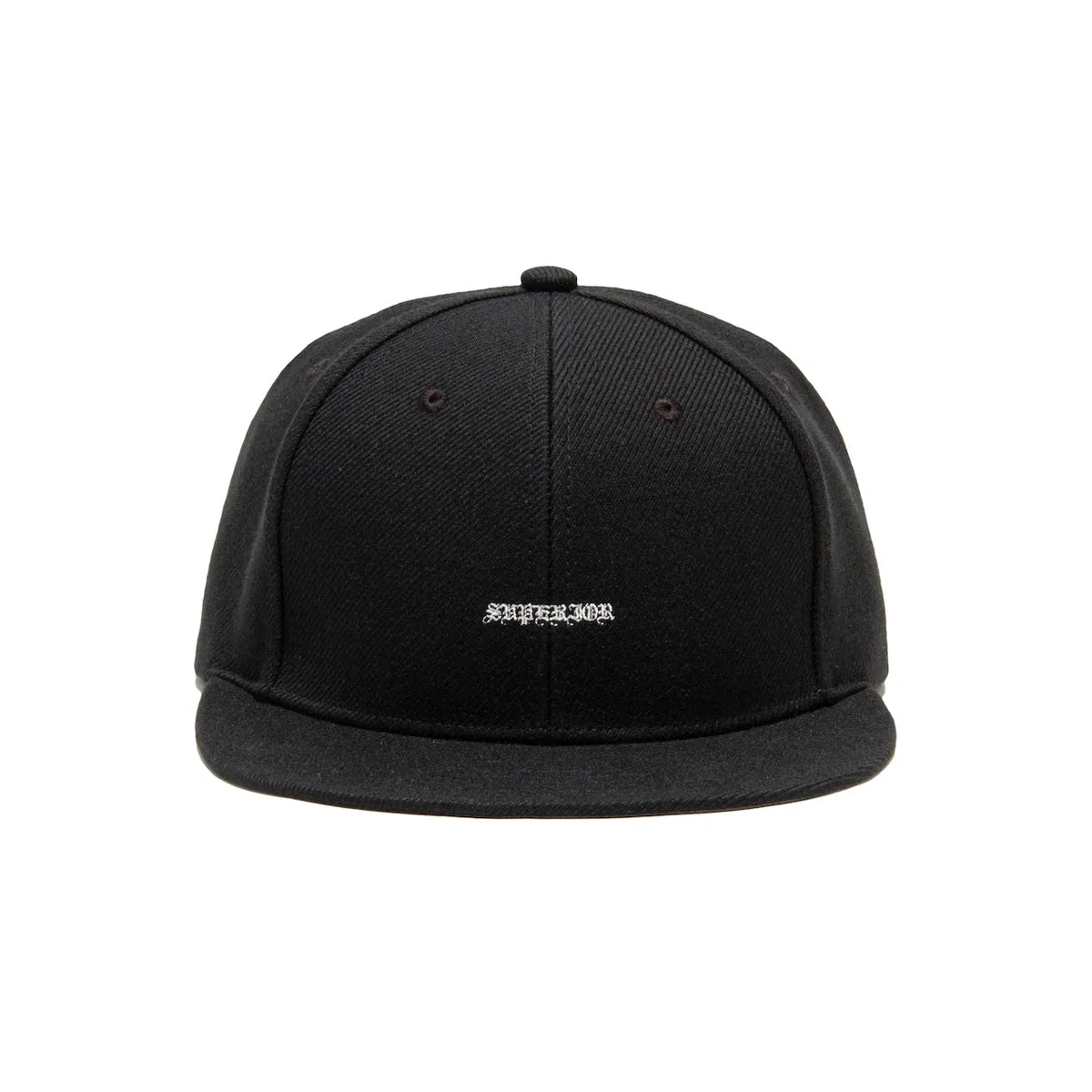 STIFF 6 PANEL CAP - Black