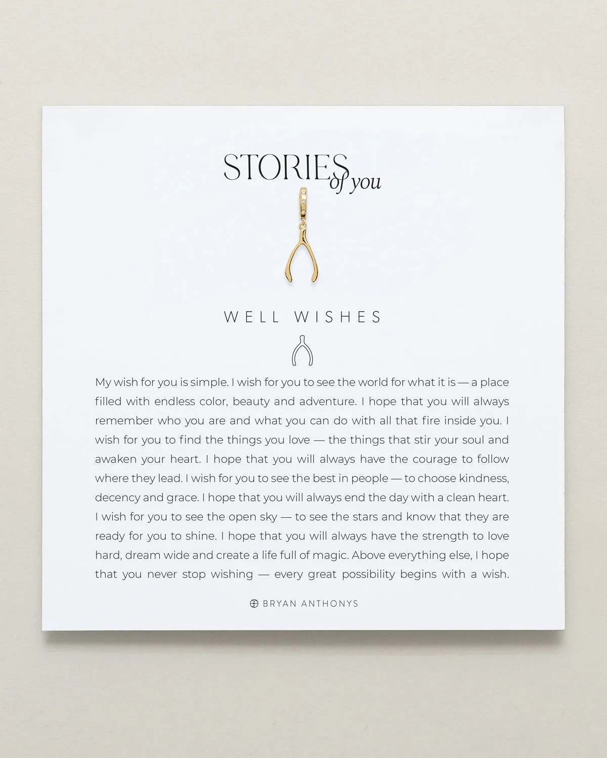 Stories of You — Well Wishes Charm