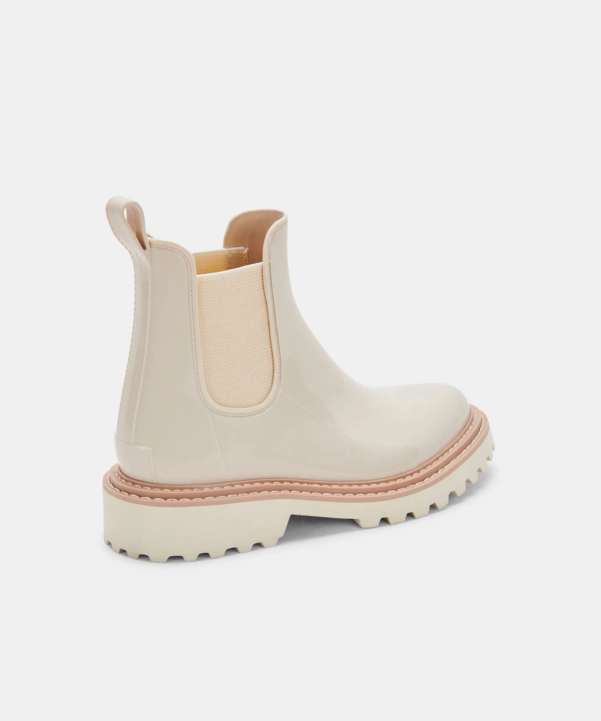 STORMY RAINBOOTS IVORY PATENT STELLA