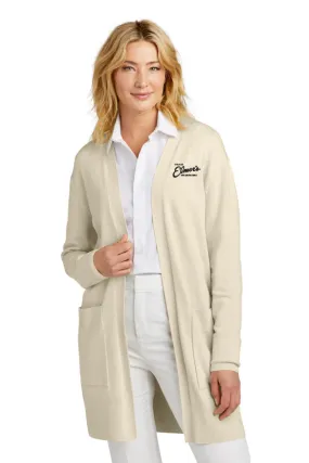 Team Elmer's Embroidered Mercer Mettle Ladies Cardigan Sweater