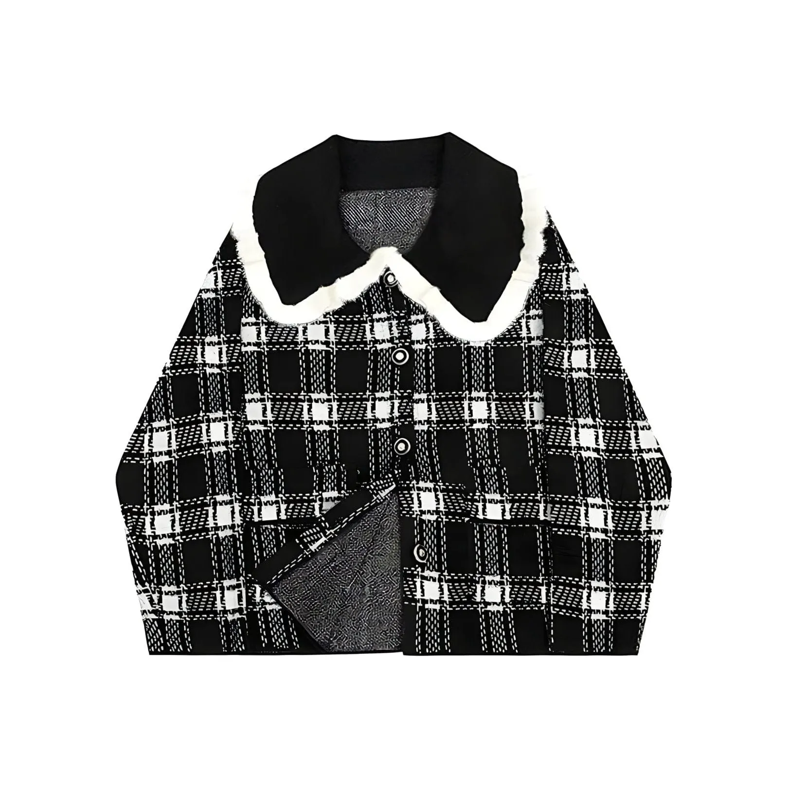 The Betsy Long Sleeve Plaid Winter Coat - Multiple Colors