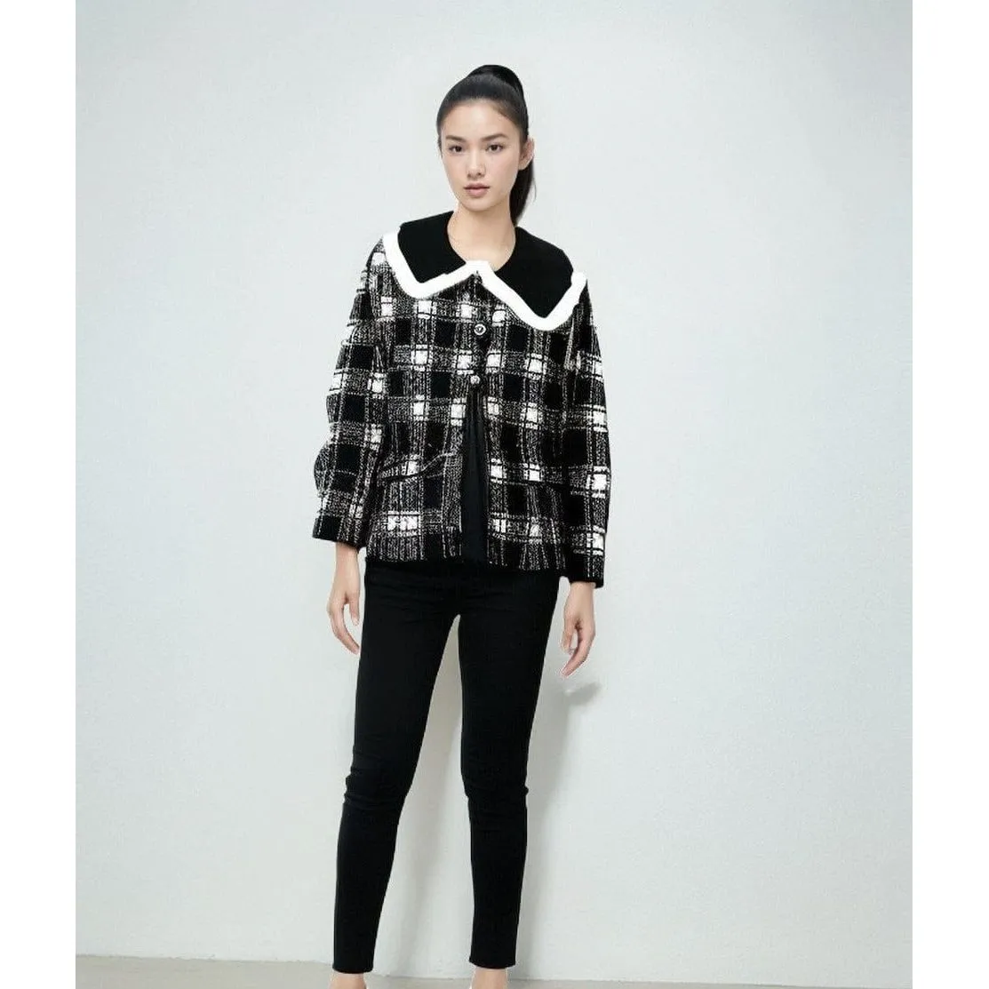 The Betsy Long Sleeve Plaid Winter Coat - Multiple Colors