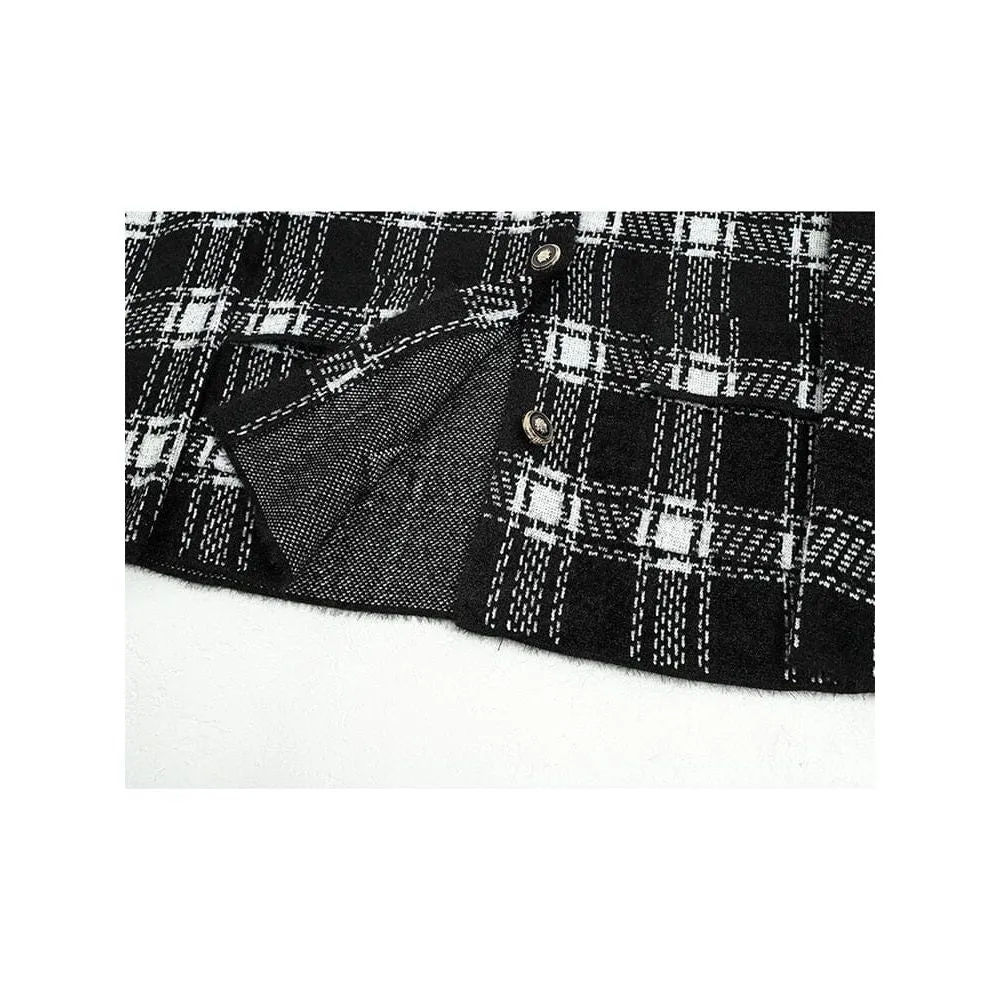 The Betsy Long Sleeve Plaid Winter Coat - Multiple Colors