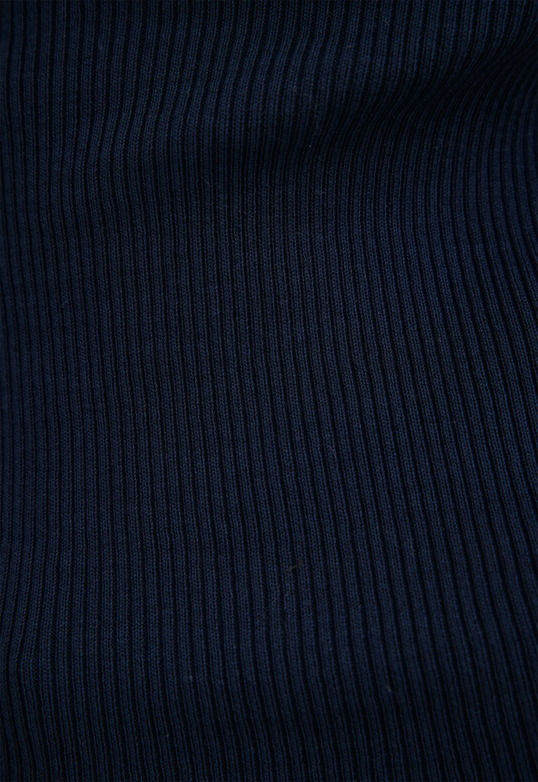 Toba Ribbed Cotton Tank - Darkest Navy