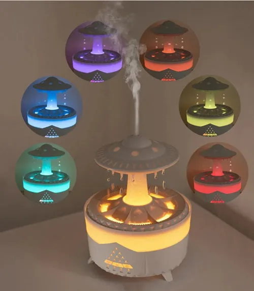 UFO Rain Drop 300ml Aromatherapy Humidifier Diffuser