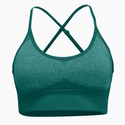 Women nylon gym wear fitness seamless sport yoga sets