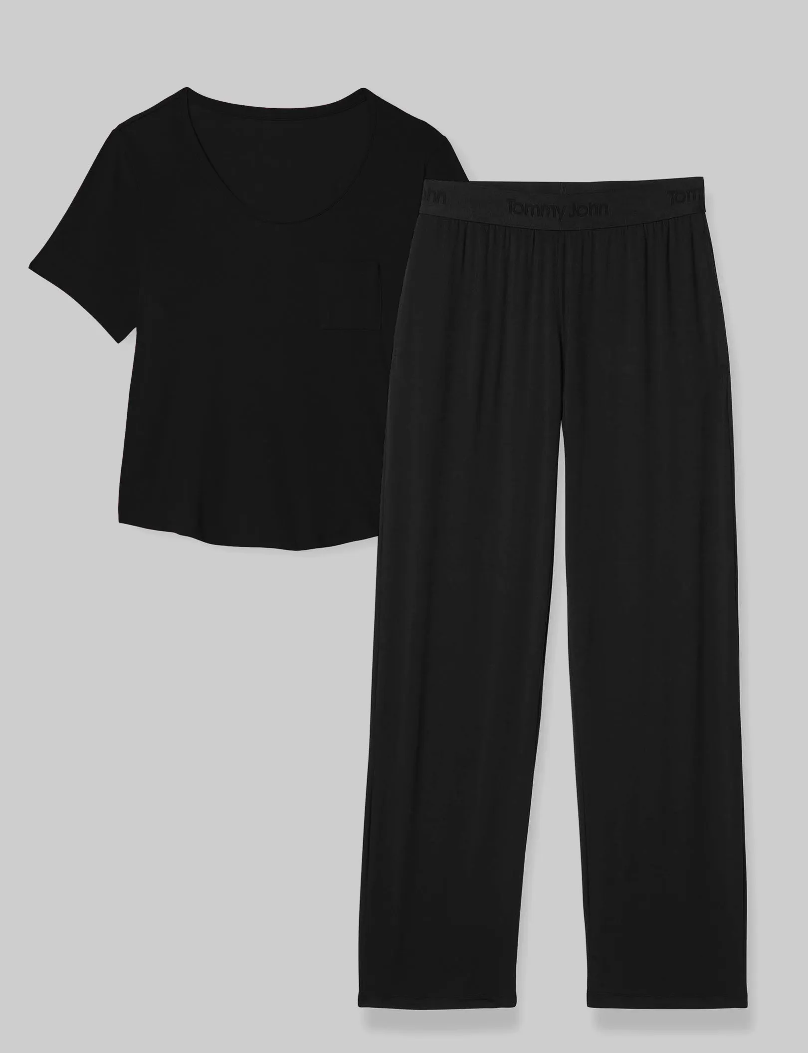 Women's Second Skin Sleep Pocket Tee & Pant Set