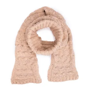 Women's Turtle Neck Scarf w/Rose Gold Lurex