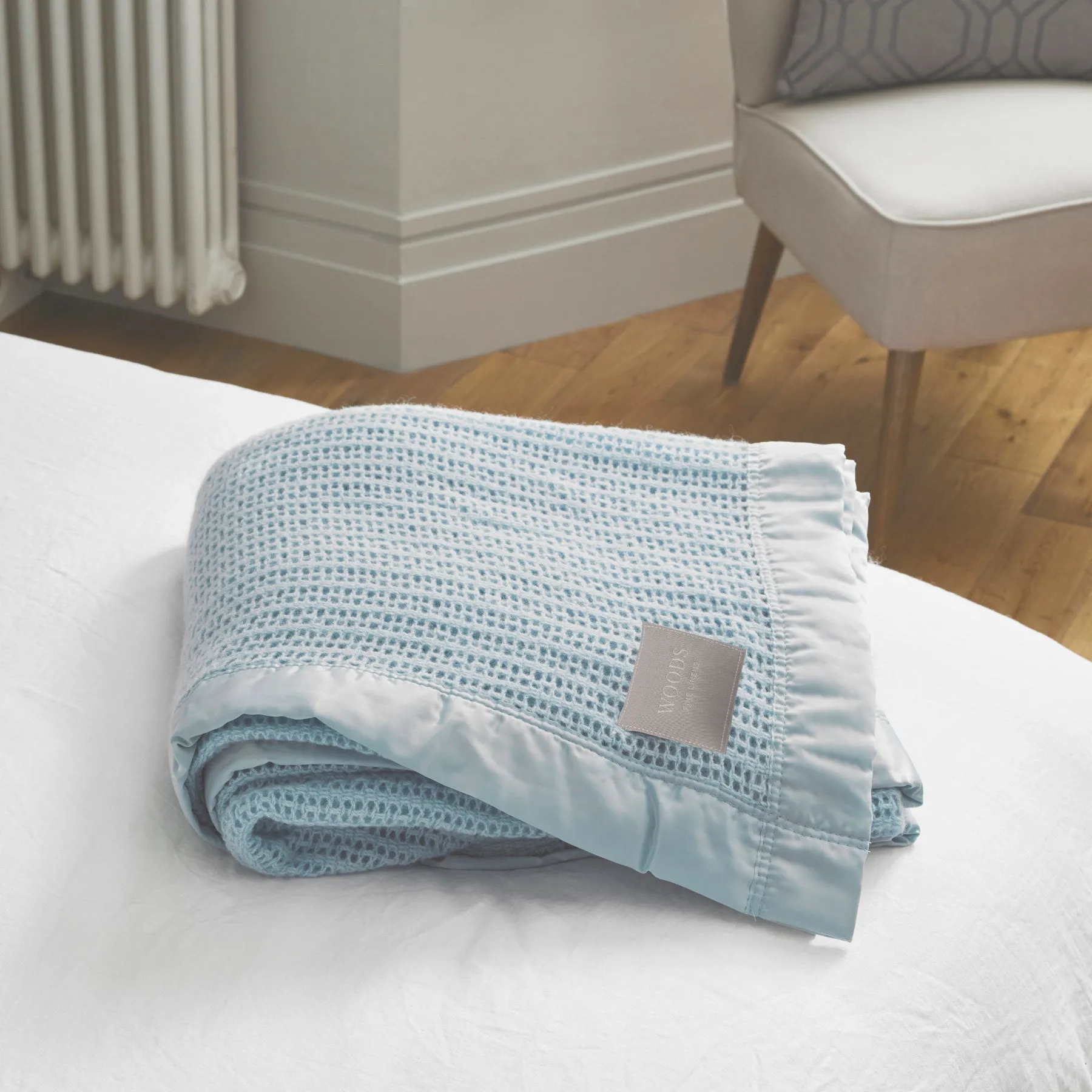 Woods Pure New Wool 'Cellular' Blanket