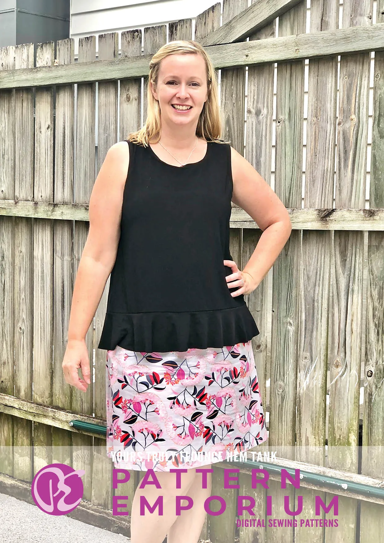 Yours Truly | Flounce Hem Tank Sewing Pattern