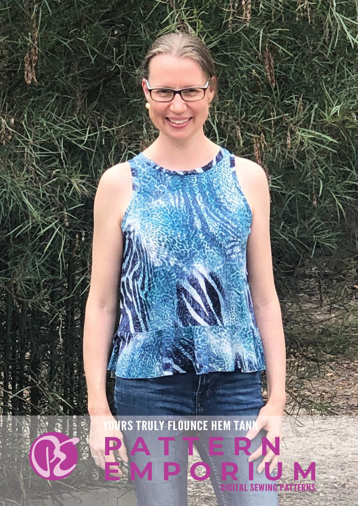 Yours Truly | Flounce Hem Tank Sewing Pattern