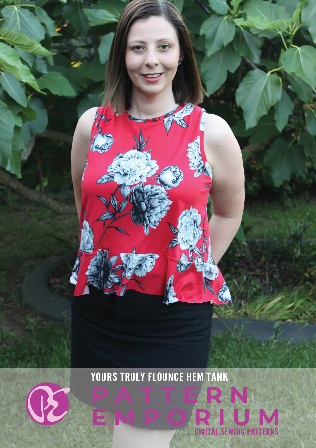 Yours Truly | Flounce Hem Tank Sewing Pattern