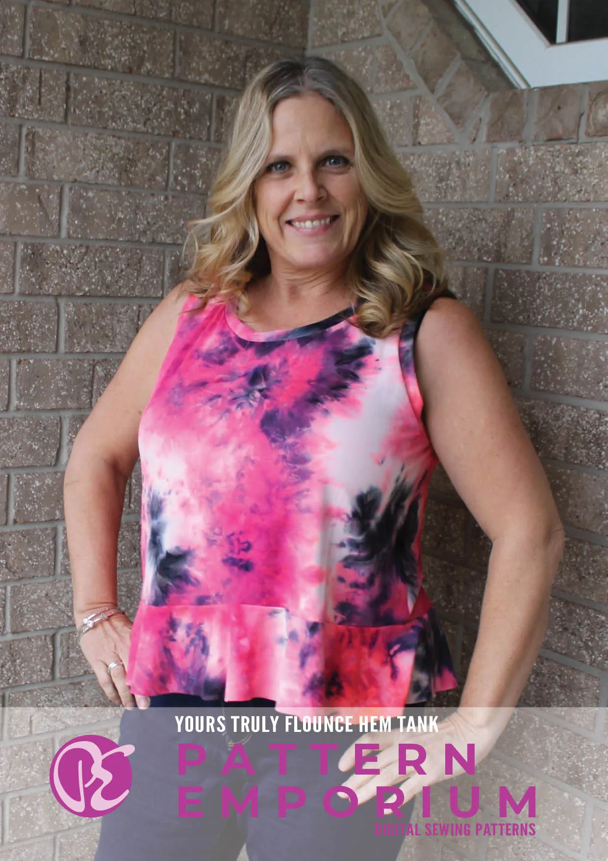 Yours Truly | Flounce Hem Tank Sewing Pattern