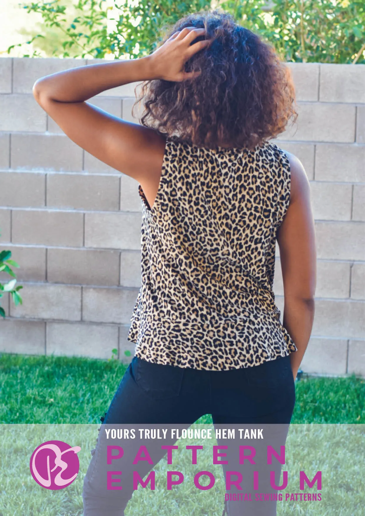 Yours Truly | Flounce Hem Tank Sewing Pattern