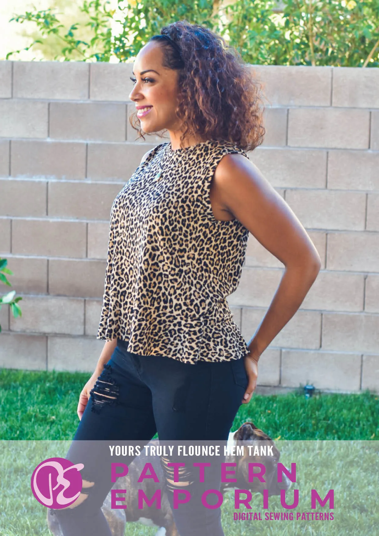 Yours Truly | Flounce Hem Tank Sewing Pattern