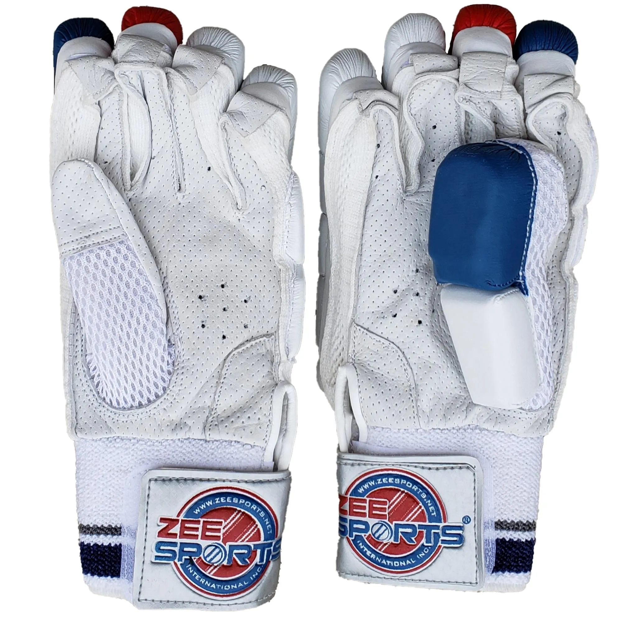 Zee Sports Batting Gloves Sonic Blue Red