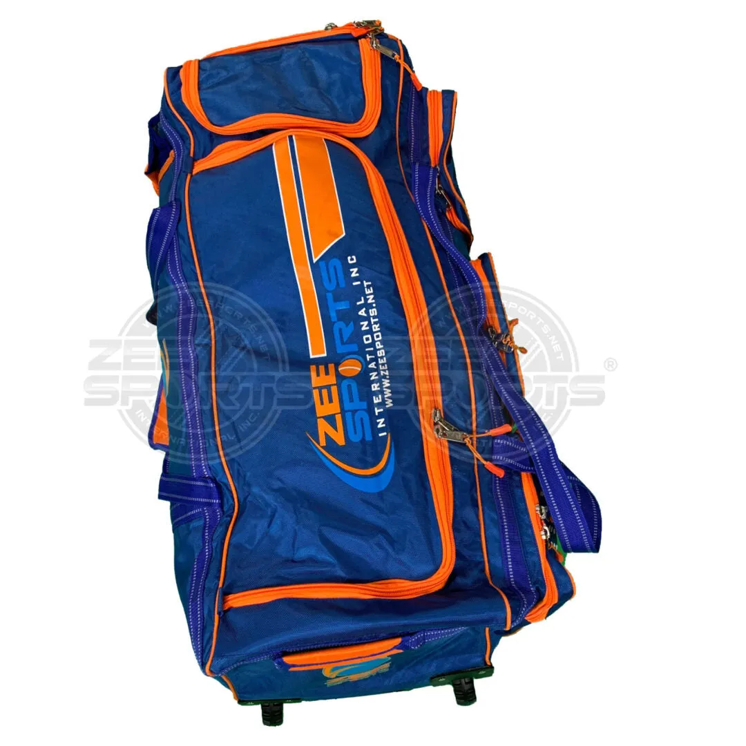 Zee Sports Kit Bag Blue and Orange Color Combination