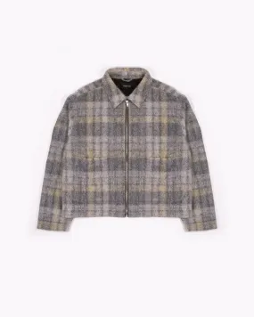 Zip Chore Coat - Fade Plaid Wool